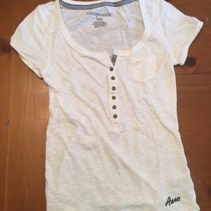 Aeropostale white tee